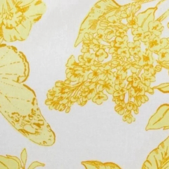 Eliza J Floral Print Cotton Bow Detail Sundress in Yellow Size 14 NWT - Picture 4 of 15